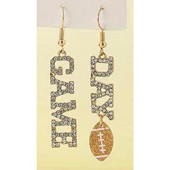 Game Day Cincinnati Bengals Earrings - Picture 2 of 2